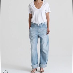 NWT AG Jeans Mercer Hi Rise Barrel Jeans